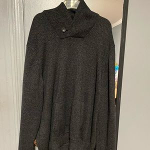 American eagle outfitters seriously soft dark gray pullover sweater